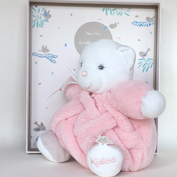 Kaloo Brand New Pink Bear Soft Stuffed Animal Toy for Baby 🐻🎀 - Picture 4 of 14